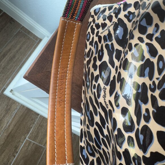 Consuela Classic Leopard Multicolor tote - Picture 13 of 16